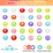1400 Pieces Letter Beads for Jewelry Making, 28 Patterns and 8 Colors of Alphabet Beads, Colorful Smiley Face Beads and Heart Beads for Bracelet Making